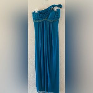 Xscape Long Formal Dress- one shoulder